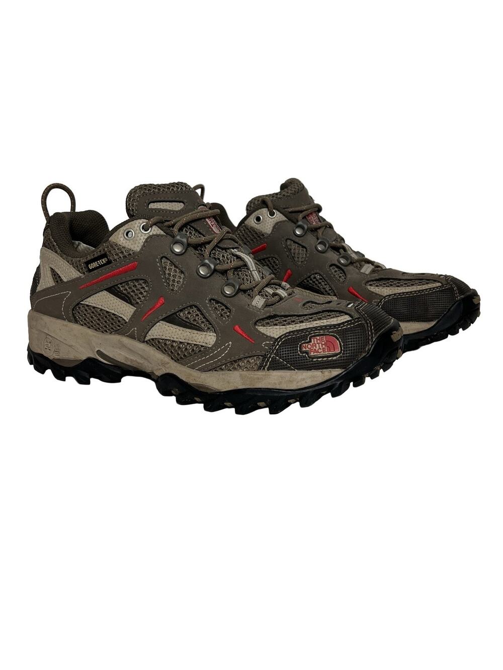 The North Face Hedgehog III GTX Hiking Shoes Shoe Size 8.5 Brown Waterproof